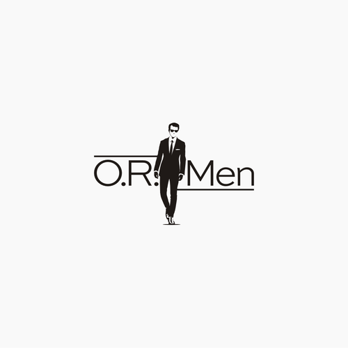 Create a stylish, modern men's fashion logo for O.R.Men Design réalisé par n4t