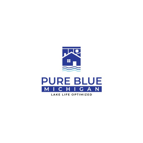 Pure Blue Michigan Design by designerbd360