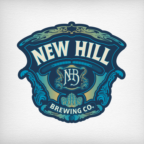 Blend sophistication with edge to create attention grabbing logo for New Hill Brewing Co. Design by DataDesign99d