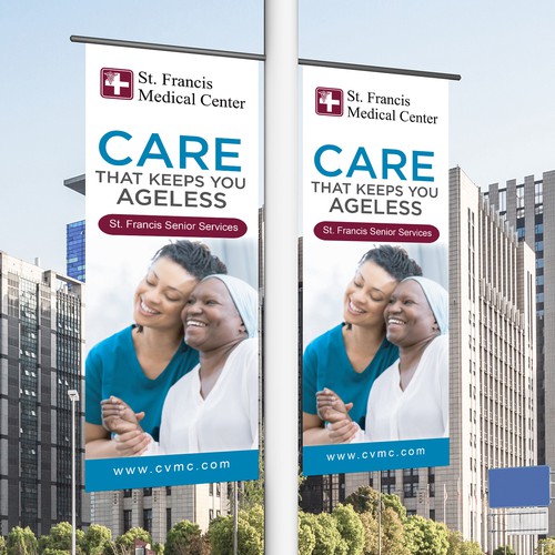 Design a banner that attracts older adults & families to use our specialized senior care & services Design réalisé par Sketch Media™