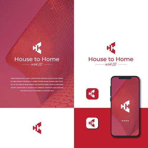 "House to Home with JJ" REAL ESTATE AGENT LOGO!! Ontwerp door exson