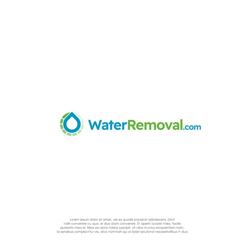 Logo Design For Water Damage Company Diseño de oakbrand™