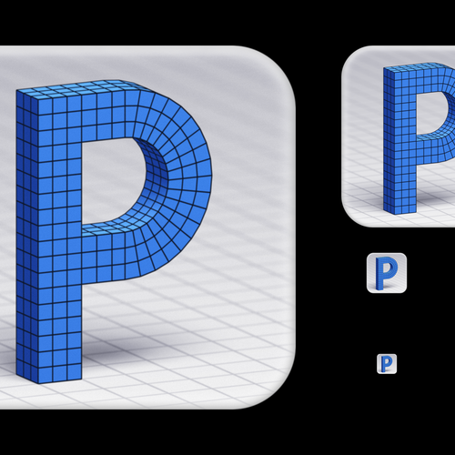 Create the icon for Polygon, an iPad app for 3D models Réalisé par Some9000
