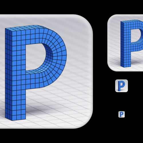 Create the icon for Polygon, an iPad app for 3D models Design by Some9000