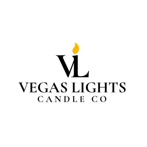 Design a modern fun logo for a candle company in Las Vegas Design by ChemcoRD