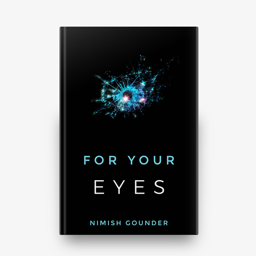 for your eyes- poetry and journal book cover Design by romy