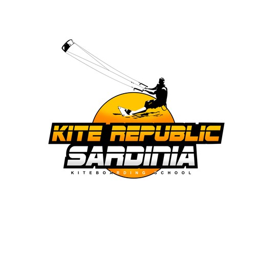 Kite Republic Sardinia - Kiteboarding School needs a youthful & professional Logo Design by Yolman