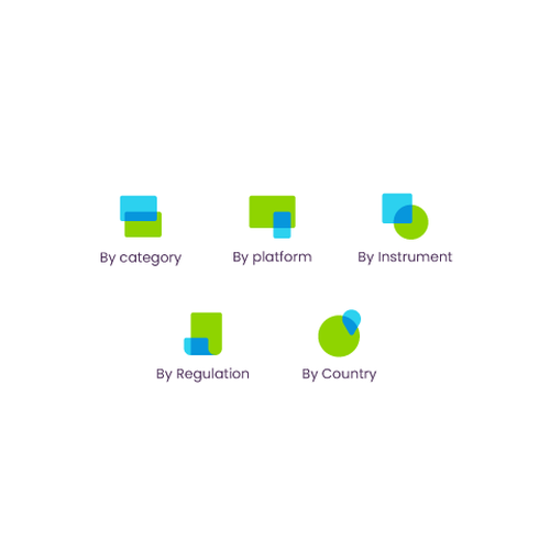 Header menu icons for FxScouts Design by Ridho Ibrahim