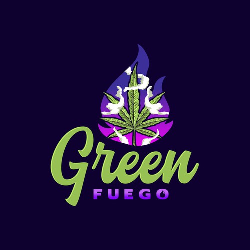 Designs | GREEN FUEGO cannabis dispensary logo | Logo design contest