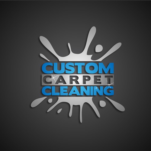 carpet cleaning logo design