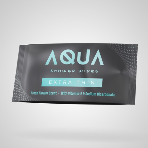 AQUA SHOWER WIPES :D Design by Pice Wilf