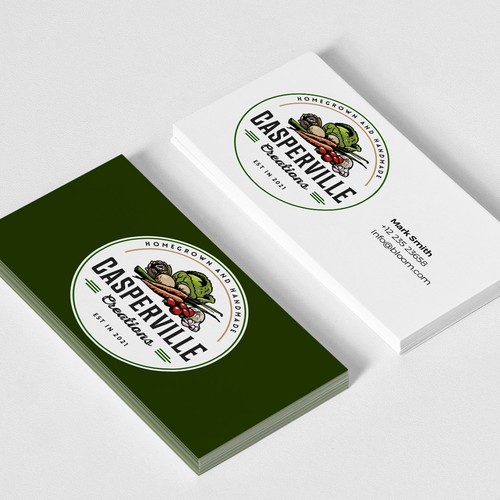 Attractive logo for a local organic produce farm. Diseño de South Coast