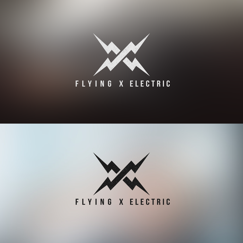 Flying X Electric Logo Design by Inktrovert_Dilla