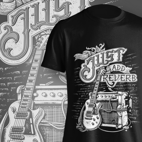 Retro Guitar T-Shirt Retro Guitar T-Shirt