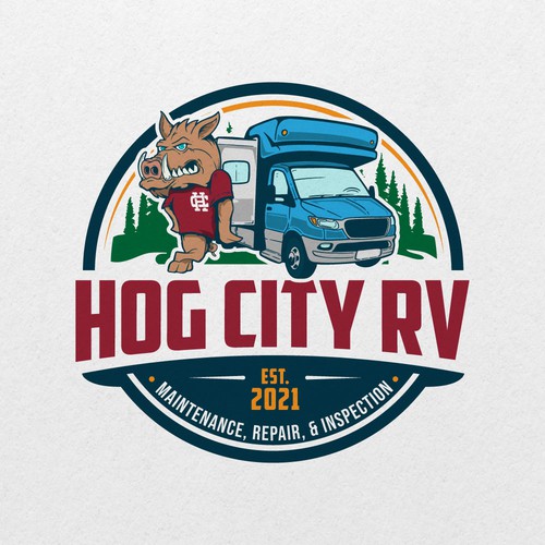 Designs | Design a retro/vintage camper logo for our RV Mobile Service ...