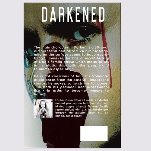 Design an American Psycho inspired book cover Design by GoldenLionDesign