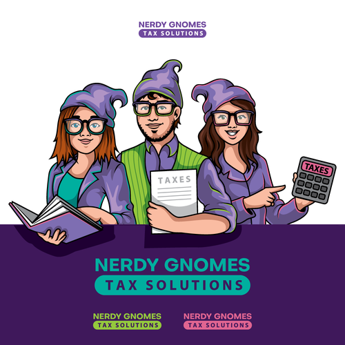 We need a fun, quirky yet professional logo/branding for a start up tax preparation business Design by 3AM3I