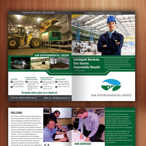 Diseño de Sales brochure for a facility management firm de The 3colors