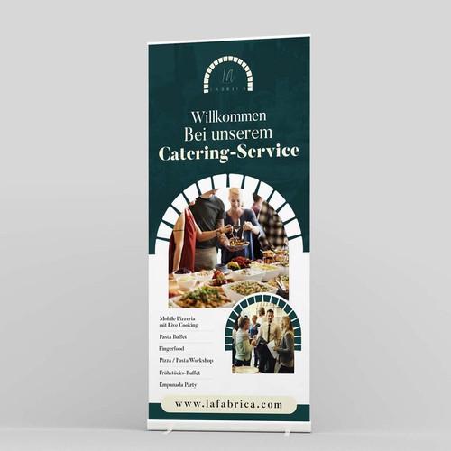 Roll-Up for special Catering Design von Monki D Loy