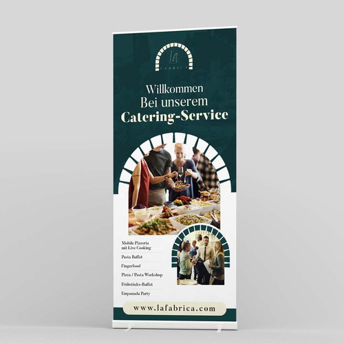 Roll-Up for special Catering Design by Monki D Loy