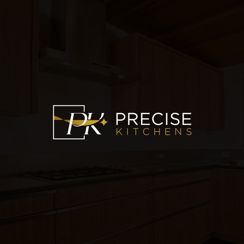 Need  logo for  kitchen cabinet business ,My  name  Precise Kitchens,  colors - dark to light Grey , some Gold, love cla Design by ACZ_designs