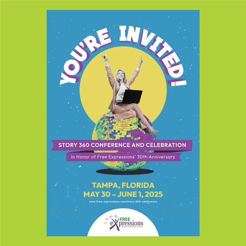 "6" x 9" Postcard Invitation for Writing Conference/Business Anniversary" winning Card or invitation by Dona B