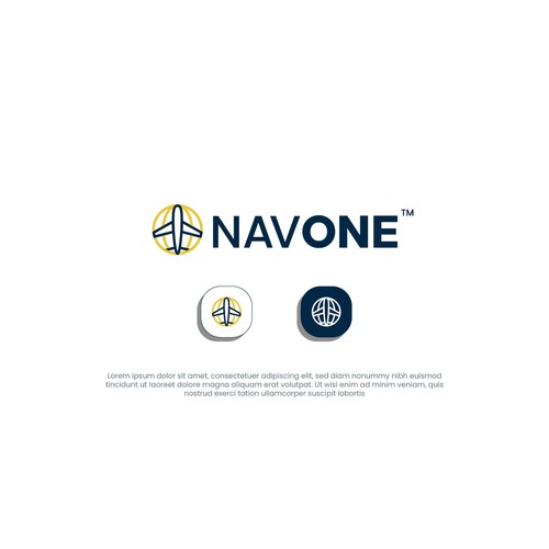 NavOne Logo - Sub Brand of NavPass.aero Design by Leo Sugali