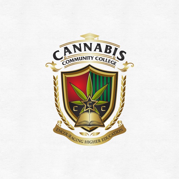 Cannabis School Crest Logo