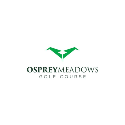 Golf Course Logo - Osprey Meadows Golf Course at Tamarack Design by AmyGraphics