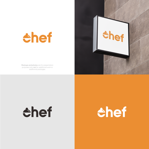 "CHEF": Food & Cooking Social Media Logo Design by Glemm