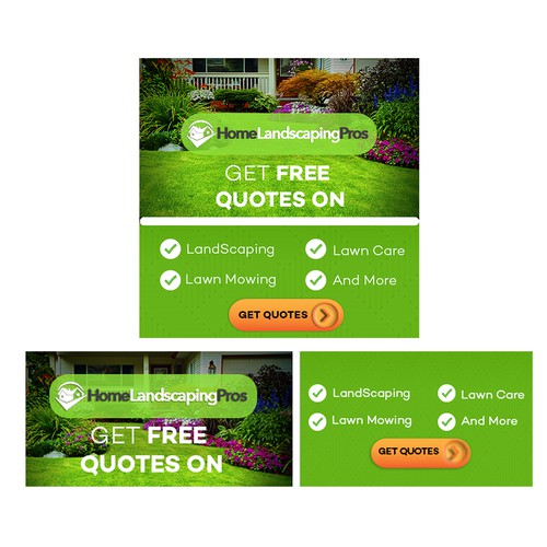 Fun and Exciting Landscaping Banner Ad Ontwerp door asser elnagar