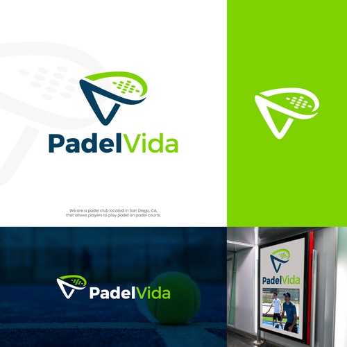 Design a fresh and memorable logo for a cutting edge Padel club in San Diego. Design by cleverley23