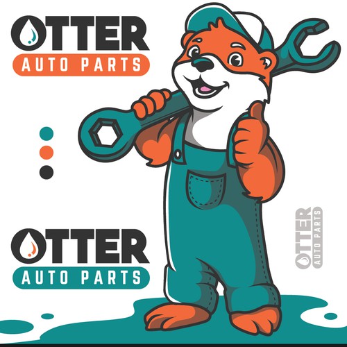 Attention Grabbing Mascot Logo For Auto Parts Ecom Store Design by 3AM3I