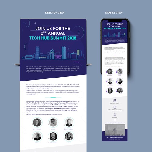 Technology Event Invitation - '2nd Annual Tech Hub' Design by sabby.thur