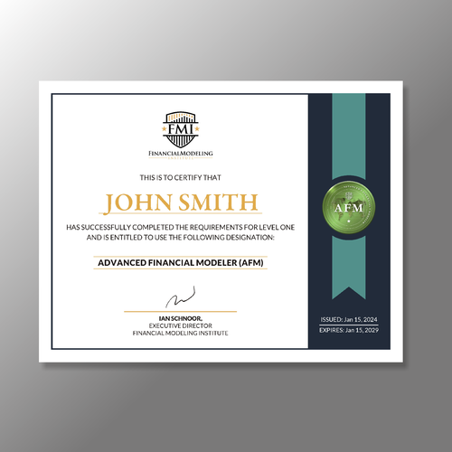 Looking for Custom Professional Certificate Design Design by nuhadesain