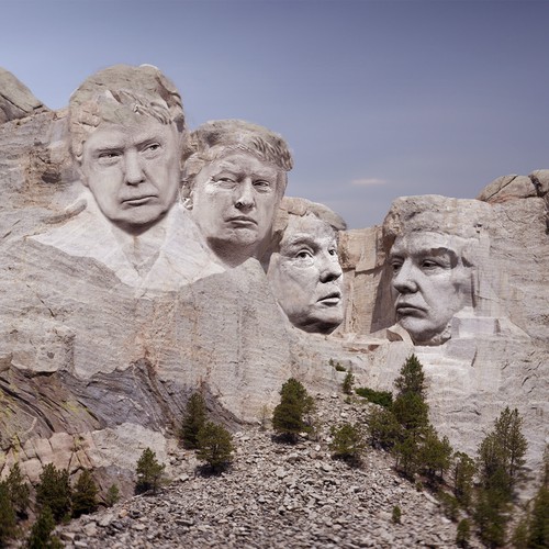 Mount Trumpmore | Illustration or graphics contest