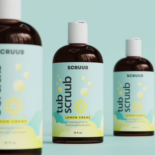A Pastel Label for tub scruub Design by Tamara.D
