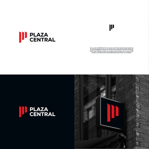 Logotipo Plaza Central Design by spARTan