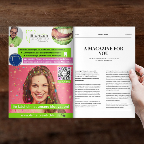 Postal, flyer o impreso propuesta en el concurso por herzkonzepte