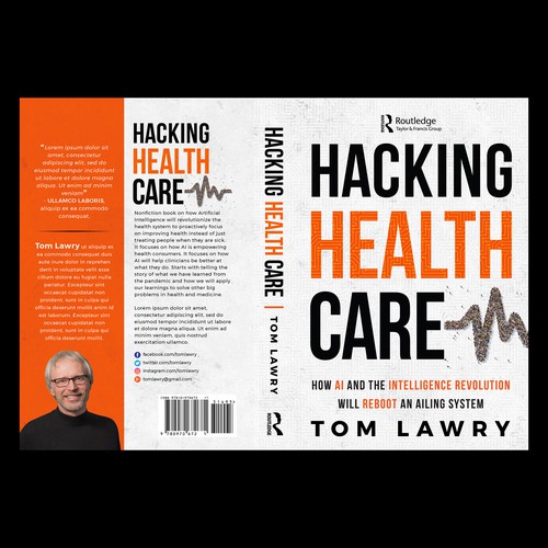 Hacking Healthcare Book Cover Design by Klassic Designs