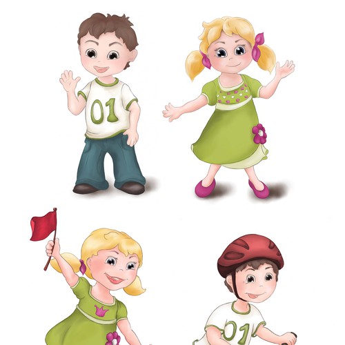Create an interactive story telling set with board and characters Design von Hattifant