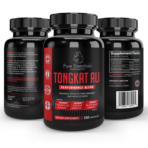 Design di Design a modern product label for my supplement bottle di sazzad_abir