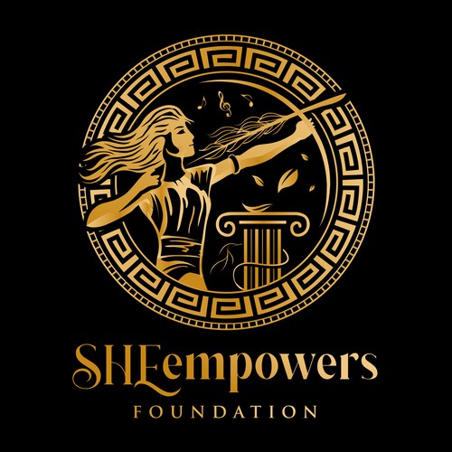 SHEempowers - luxurious design of a woman preferrably in some kind of a circle to appeal to women professionals Design by Jacob Gomes