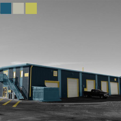 Design a color scheme for our commercial building! Design by SilentStrife