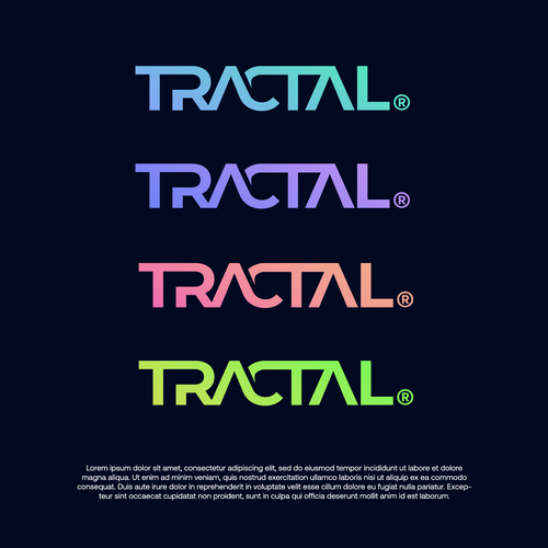 Tractal Logo and Branding Design by nmxdesigns™
