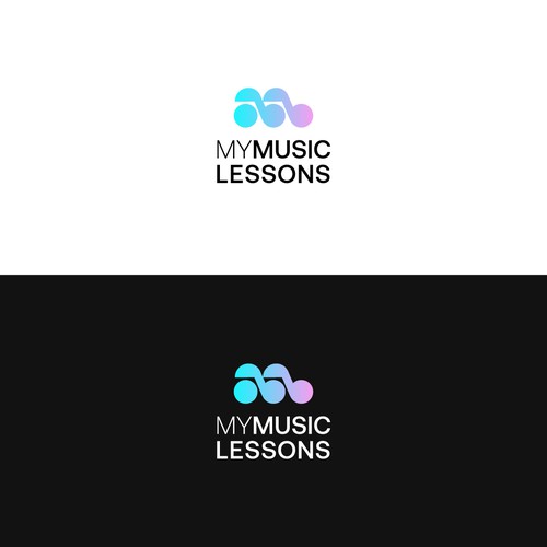"Learn to play from the heart" Logo for Music Tech business Design by Tanmay