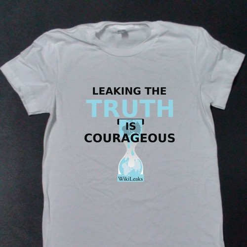 New t-shirt design(s) wanted for WikiLeaks Réalisé par deepbluehue