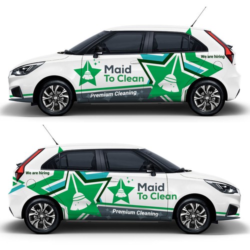 We need a modern car wrap design that will WOW our clients Design by RicardoRS