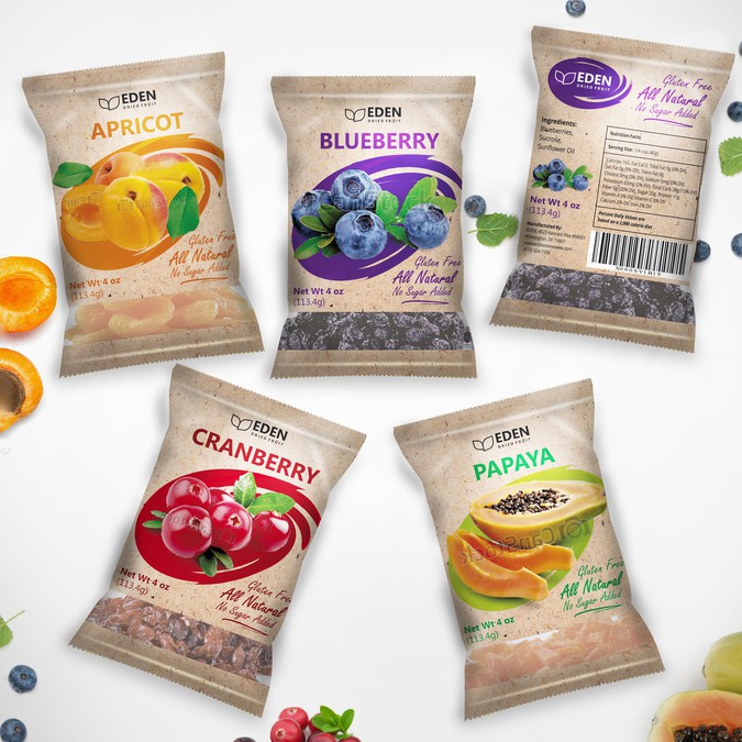 Package designing for Dried Fruit | Product packaging contest