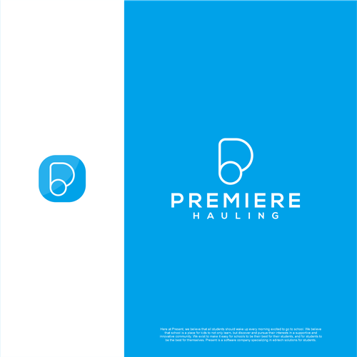 Premiere Hauling Logo Design Diseño de NaiNia